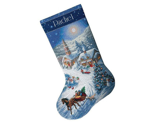 Набор для вышивания DIMENSIONS Sleigh Ride at Dusk Stocking (08712)
