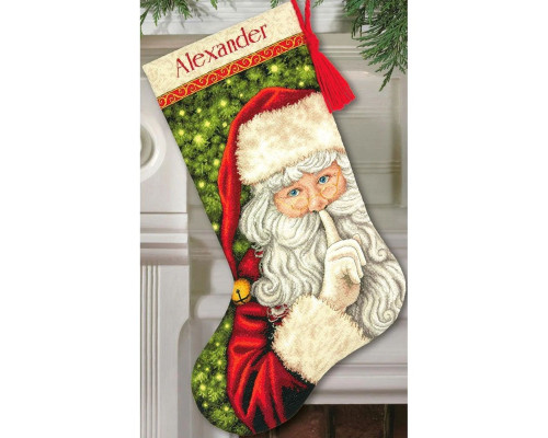 Набор для вышивания DIMENSIONS Secret Santa Stocking (08938)