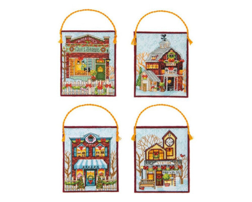 Набор для вышивания DIMENSIONS Winter Village Ornaments (08954)