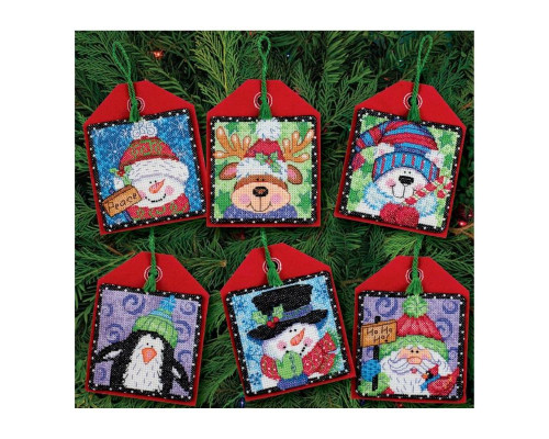 Набор для вышивания DIMENSIONS Christmas Pals Ornaments (08842)
