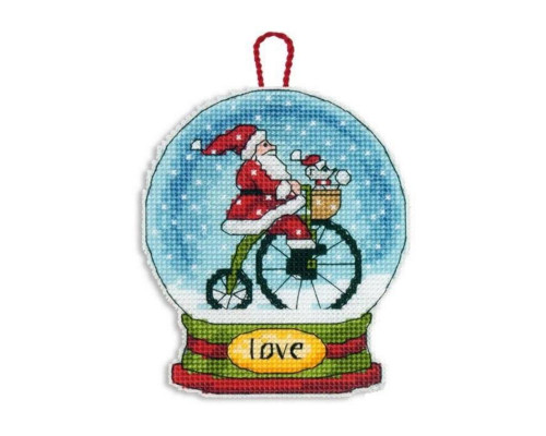 Набор для вышивания DIMENSIONS Love Snow Globe Ornament (08903)