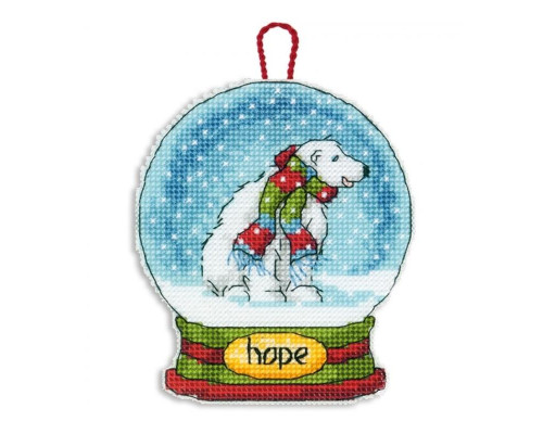 Набор для вышивания DIMENSIONS Hope Snow Globe Ornament (08906)