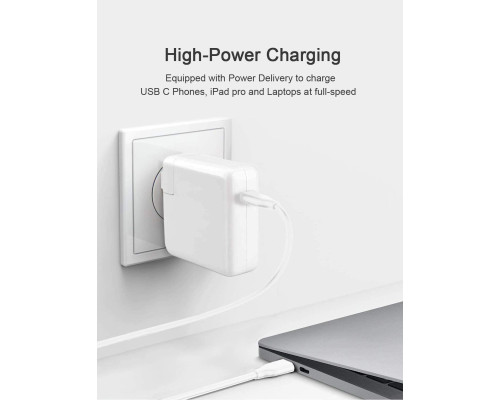 Зарядка для Macbook magsafe 30W блок питания apple USB-C Power Adapter Foxconn