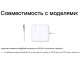 Зарядка для Macbook magsafe 60W блок питания apple Power Adapter Foxconn