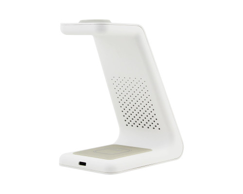 Беспроводная зарядка T3 Bonola 3 in 1 Wireless Charger док-станция для iPhone/AirPods/Apple Watch White