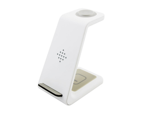 Беспроводная зарядка T3 Bonola 3 in 1 Wireless Charger док-станция для iPhone/AirPods/Apple Watch White