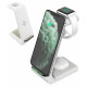 Беспроводная зарядка T3 Bonola 3 in 1 Wireless Charger док-станция для iPhone/AirPods/Apple Watch White