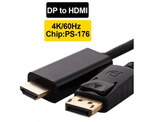 Перехідник DP HDMI кабель adapter hdmi на displayport для MacBook та ПК на TV Foxconn
