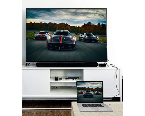 Перехідник DP HDMI кабель adapter hdmi на displayport для MacBook та ПК на TV Foxconn