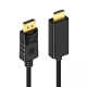 Перехідник DP HDMI кабель adapter hdmi на displayport для MacBook та ПК на TV Foxconn