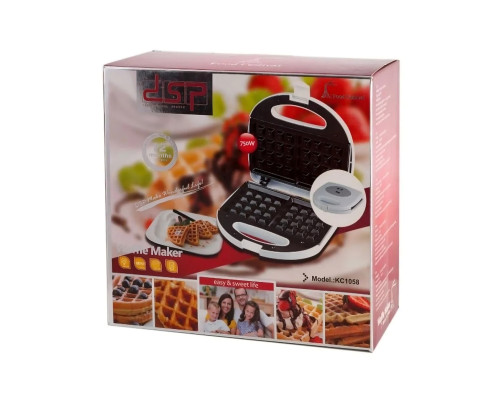 Вафельница электрическая электровафельница для венских и бельгийских вафель DSP KC-1058