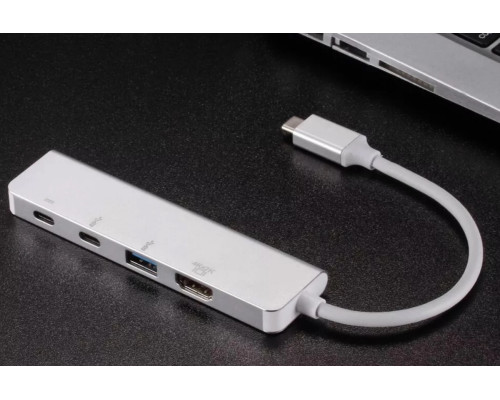 Usb Hub Type C на HDMI USB 3.0 USB-C переходник адаптер Foxconn (A10215)