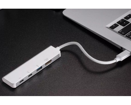 Usb Hub Type C на HDMI USB 3.0 USB-C переходник адаптер Foxconn (A10215)