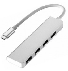 Usb Hub Type C на HDMI 3х3.0 USB переходник адаптер Foxconn (A10035)