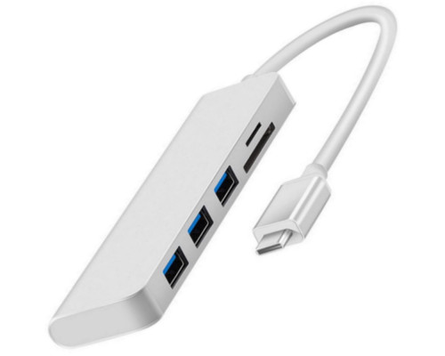 Usb Hub Type C на 3 USB 3.0 Card Reader переходник адаптер Foxconn (A16255)
