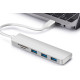 Usb Hub Type C на 3 USB 3.0 Card Reader переходник адаптер Foxconn (A16255)