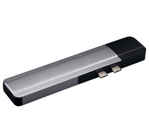 Usb Hub Type C на HDMI 2 x USB 3.0 Ethernet LAN RJ 45 USB C Charging переходник адаптер Foxconn (A14927)