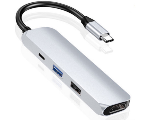 Usb Hub Type C на HDMI 2 USB 3.0 USB-C переходник адаптер Foxconn (A16904)