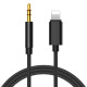 Переходник на AUX Jack 3.5 для iPhone Audio адаптер iPad/iPod/iPhone Foxconn (A14917)
