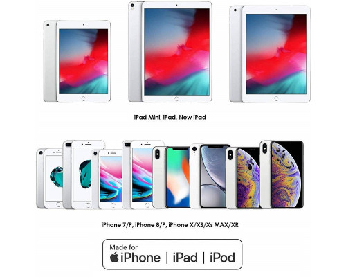 Переходник на AUX 3.5 для apple iPhone адаптер для наушников Foxconn (A14915) 2 ШТ