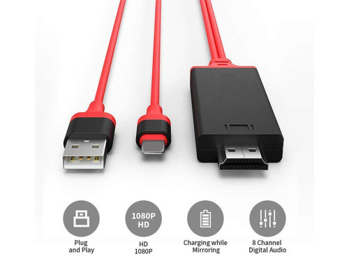 Переходник для apple iPhone на HDMI адаптер iPad/iPod/iPhone Foxconn (A14950)
