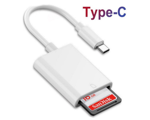 Переходник для SD Card Reader на Type C адаптер для флеш карты Foxconn (А14924)