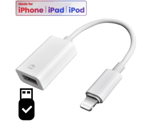 Переходник для apple iPhone на USB адаптер для iPad/iPod/iPhone на камеру Foxconn (A14906)