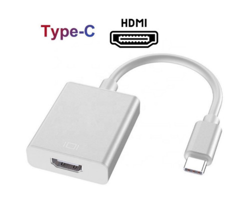 Переходник HDMI на Type C адаптер для подключение монитора Foxconn (A16259)
