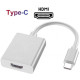 Переходник HDMI на Type C адаптер для подключение монитора Foxconn (A16259)