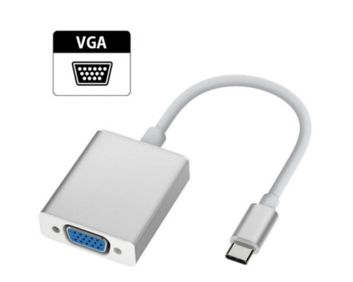Переходник VGA на Type C адаптер для проектора Foxconn (А12047)